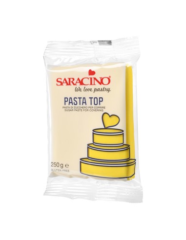 Saracino Top Paste Rolfondant Yellow -250gr-