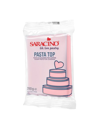 Saracino Top Paste Rolfondant Baby Pink -250gr-