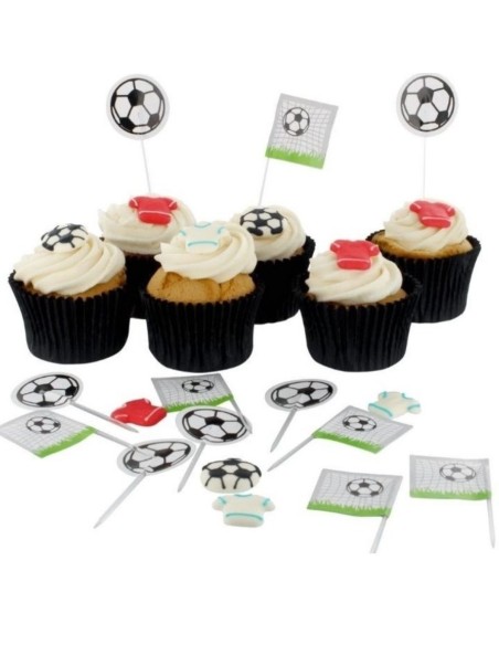 Baked with Love Suikerdecoratie Voetbal -12st-