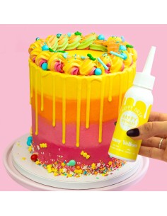 Happy Sprinkles Chocolade Drip Sunny Yellow -130gr- 2