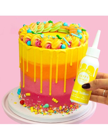 Happy Sprinkles Chocolade Drip Sunny Yellow -130gr-