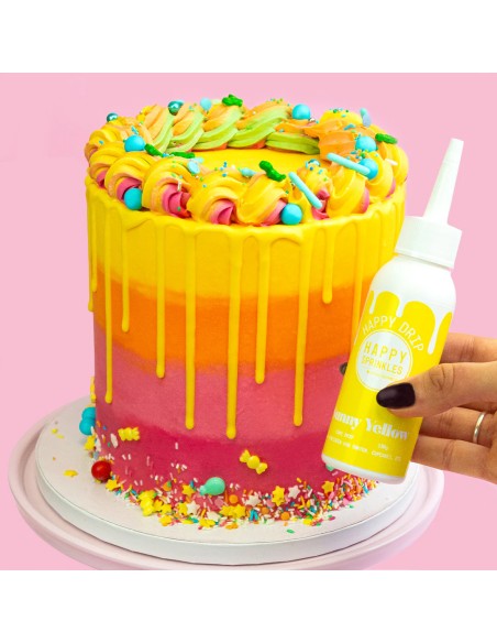 Happy Sprinkles Chocolade Drip Sunny Yellow -130gr-
