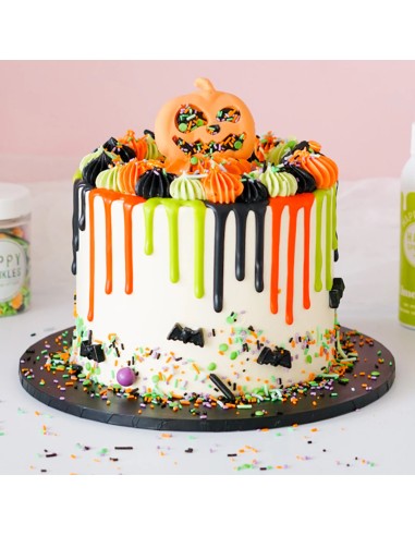 Happy Sprinkles Chocolade Drip Shiny Orange -130gr-