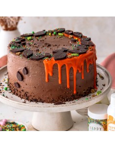 Happy Sprinkles Chocolade Drip Shiny Orange -130gr- 2