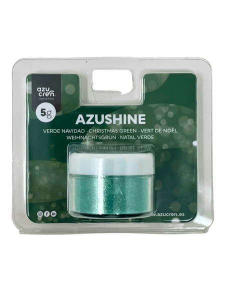 Azucren Azushine Eetbare Glanspoeder Christmas Green -5gr-