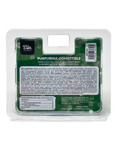 Azucren Azushine Eetbare Glanspoeder Christmas Green -5gr-