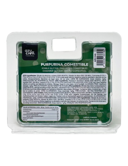Azucren Azushine Eetbare Glanspoeder Christmas Green -5gr-