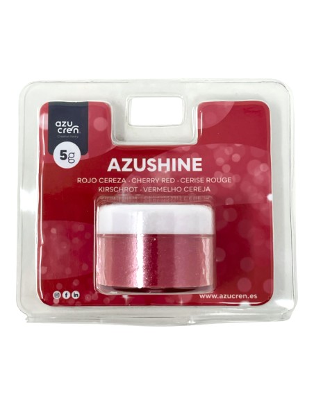Azucren Azushine Eetbare Glanspoeder Cherry Red -5gr-