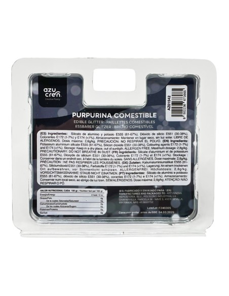 Azucren Azushine Eetbare Glanspoeder Black -5gr-