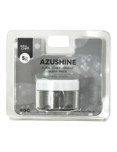 Azucren Azushine Eetbare Glanspoeder Silver -5gr- 2