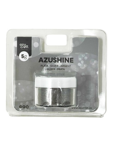 Azucren Azushine Eetbare Glanspoeder Silver -5gr-