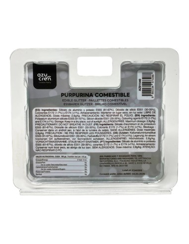 Azucren Azushine Eetbare Glanspoeder Silver -5gr-