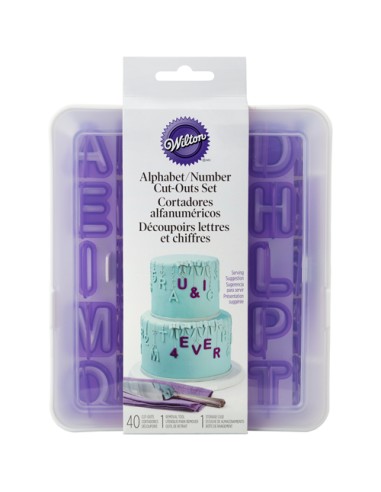 Wilton Uitsteker Set Alfabet & Cijfers