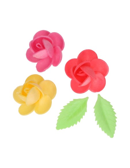 FunCakes Ouwel Bloemen Frangipani & Blad -15st-