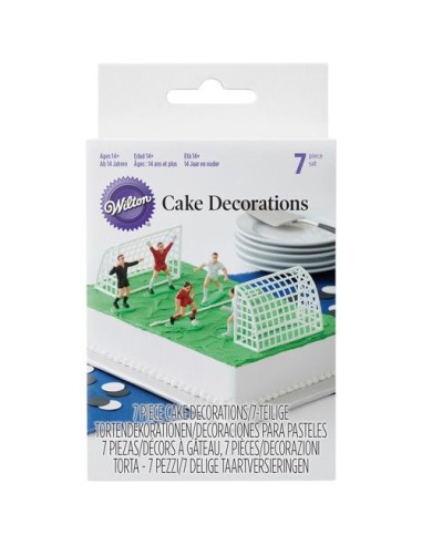 Wilton Taarttopper Voetbal Set -7st-