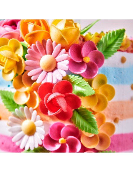 FunCakes Ouwel Bloemen Frangipani & Blad -15st-