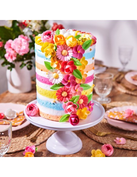 FunCakes Ouwel Bloemen Viool -8st-