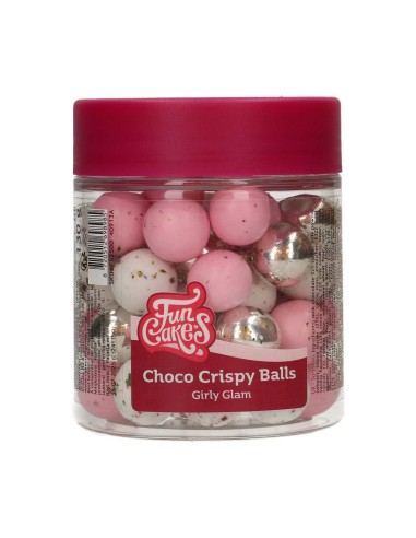 FunCakes Choco Crispy Ballen Girly Glam -130gr-