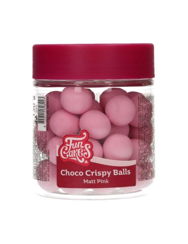 FunCakes Choco Crispy Ballen Mat Roze -130gr-