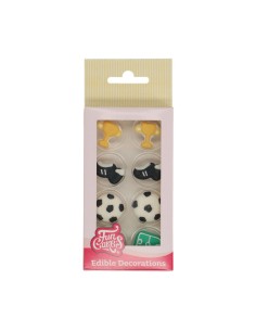 FunCakes Suikerdecoratie Voetbal -8st-