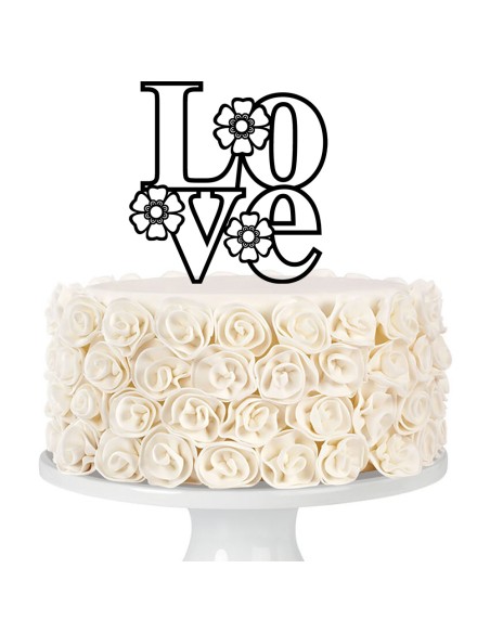 Taarttopper op Maat: Love met Bloemen