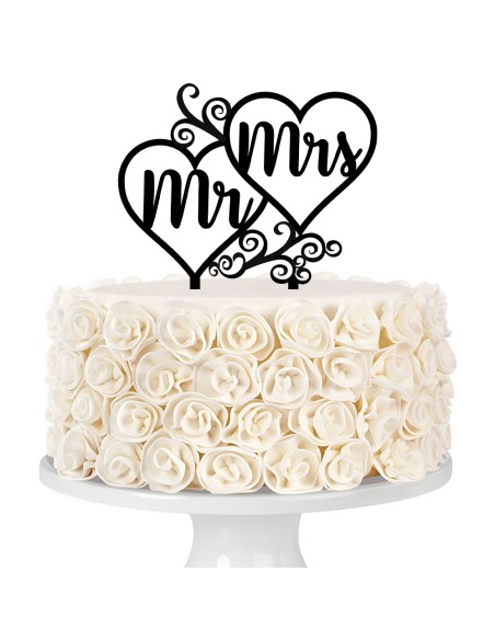 Taarttopper op Maat: Mr & Mrs in Hart