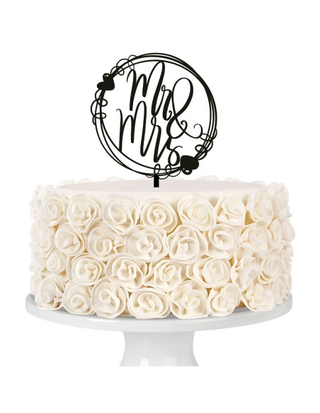 Taarttopper op Maat: Mr & Mrs Rond