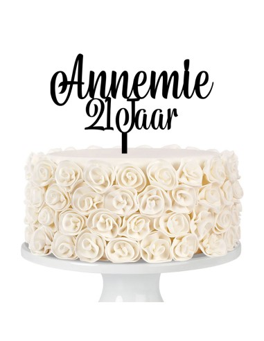 Taarttopper op Maat: Tekst Belymon - 2 regels