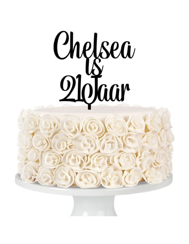 Taarttopper op Maat: Tekst Belymon - 3 regels