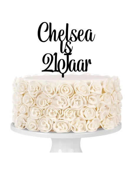 Taarttopper op Maat: Tekst Belymon - 3 regels