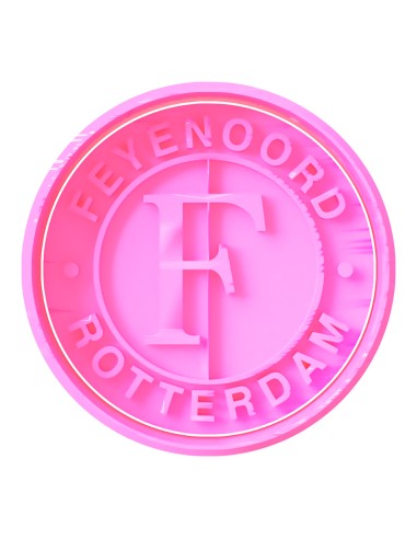 3D Uitsteker op Maat: Feyenoord met Stempel