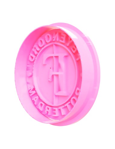 3D Uitsteker op Maat: Feyenoord met Stempel