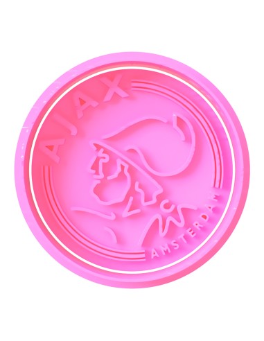 3D Uitsteker op Maat: Ajax met Stempel