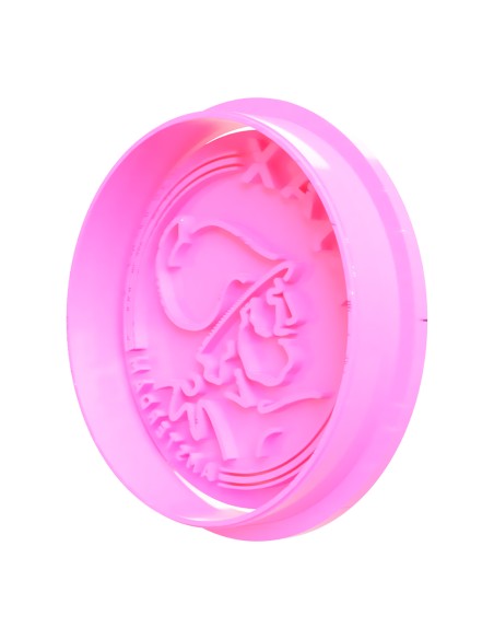 3D Uitsteker op Maat: Ajax met Stempel