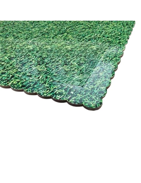 Cake Board Schulp Gras Rechthoek 30x40cm -1st-
