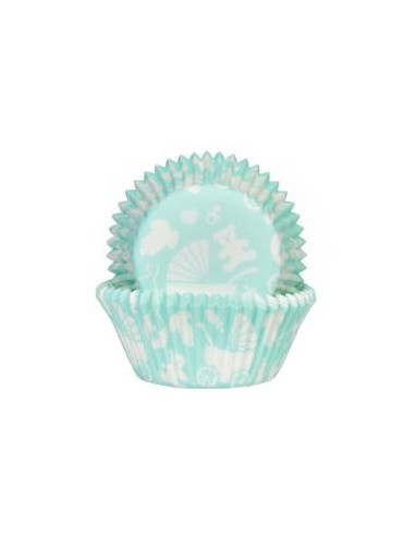 House of Marie Baking Cups Baby Mint -50st- //