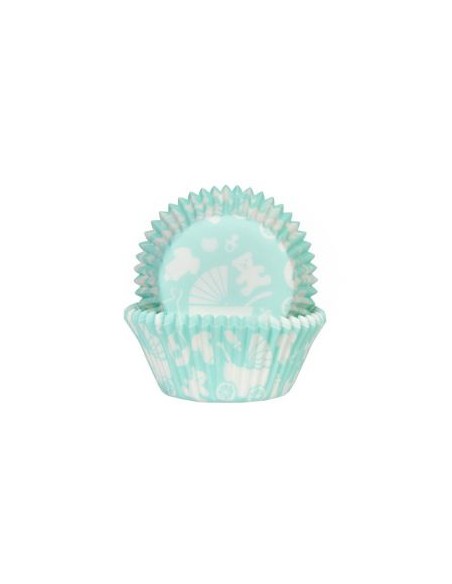 House of Marie Baking Cups Baby Mint -50st- //
