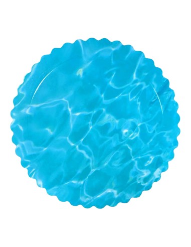 Cake Board Schulp Water Rond 20cm -1st-