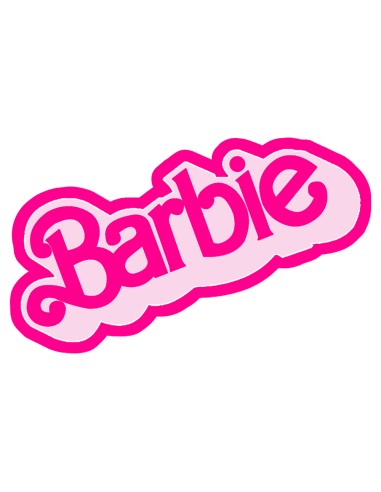 3D Uitsteker op Maat: Barbie Logo met Stempel