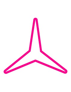 3D Uitsteker op Maat: Mercedes Ster 2