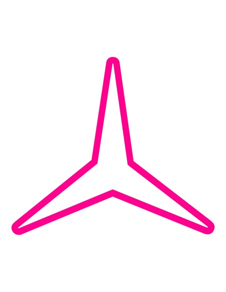 3D Uitsteker op Maat: Mercedes Ster