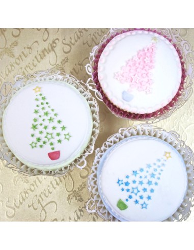 Katy Sue Cupcake Topper Mould Christmas Tree