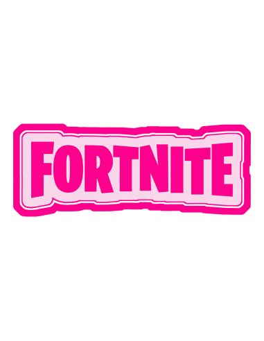 3D Uitsteker op Maat: Fortnite Logo Tekst met Stempel