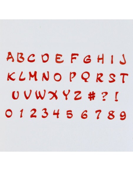 FMM Tappit Set Alfabet & Cijfers Hoofdletters - Magical