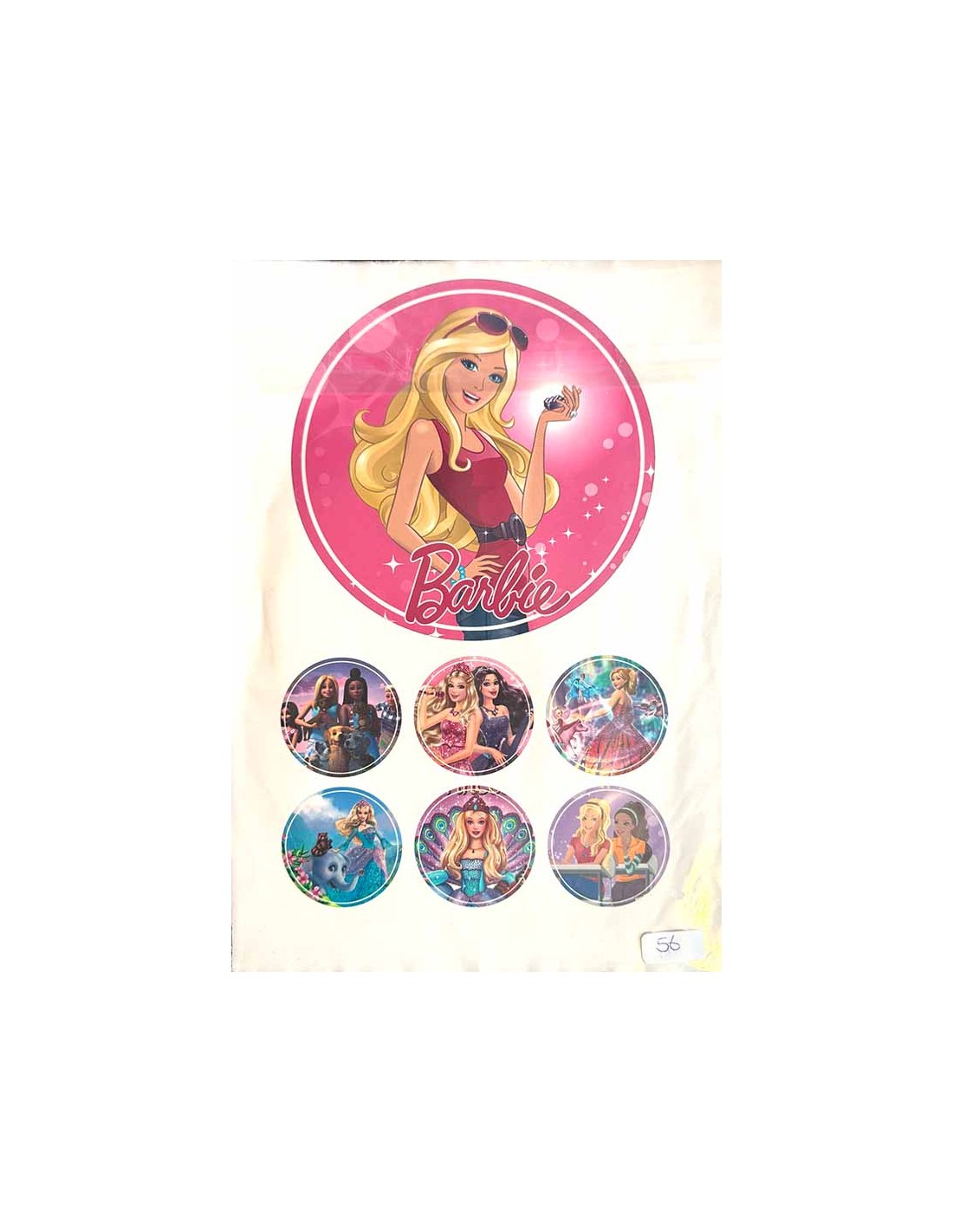 Eetbare Print BKeuze Nr.56 Barbie