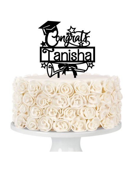 Taarttopper op Maat: Congrats met Naam