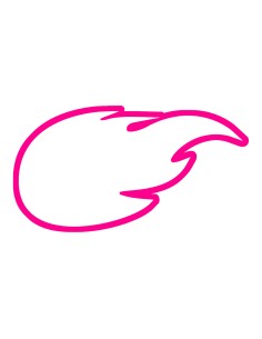 3D Uitsteker op Maat: Blaze - Vlam