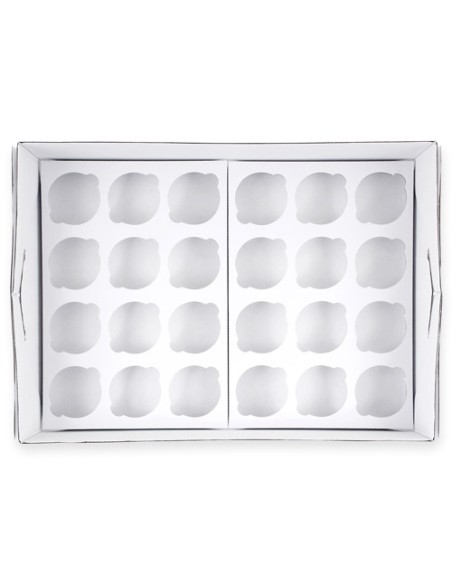 PME Cupcake Doos 24 - 9cm hoog