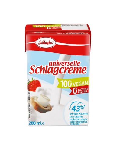 Schlagfix Plantaardige Slagroom Ongezoet -200ml-