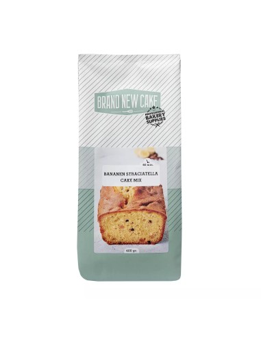 BrandNewCake Mix voor Banaan-Straciatella Cake -400gr-